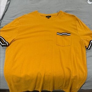 Express Mustard Crew Neck T-Shirt